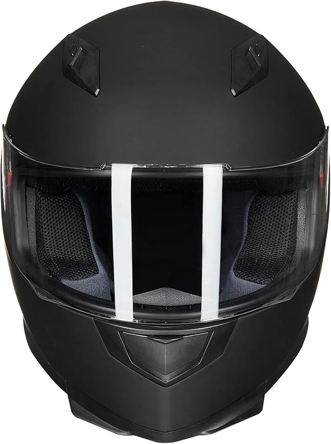 Full Face Motorcycle Helmet|Professional Riding Gear with Ventilation and Clear Visor|DOT Approved Safety Helmet for Street & Highway Riding