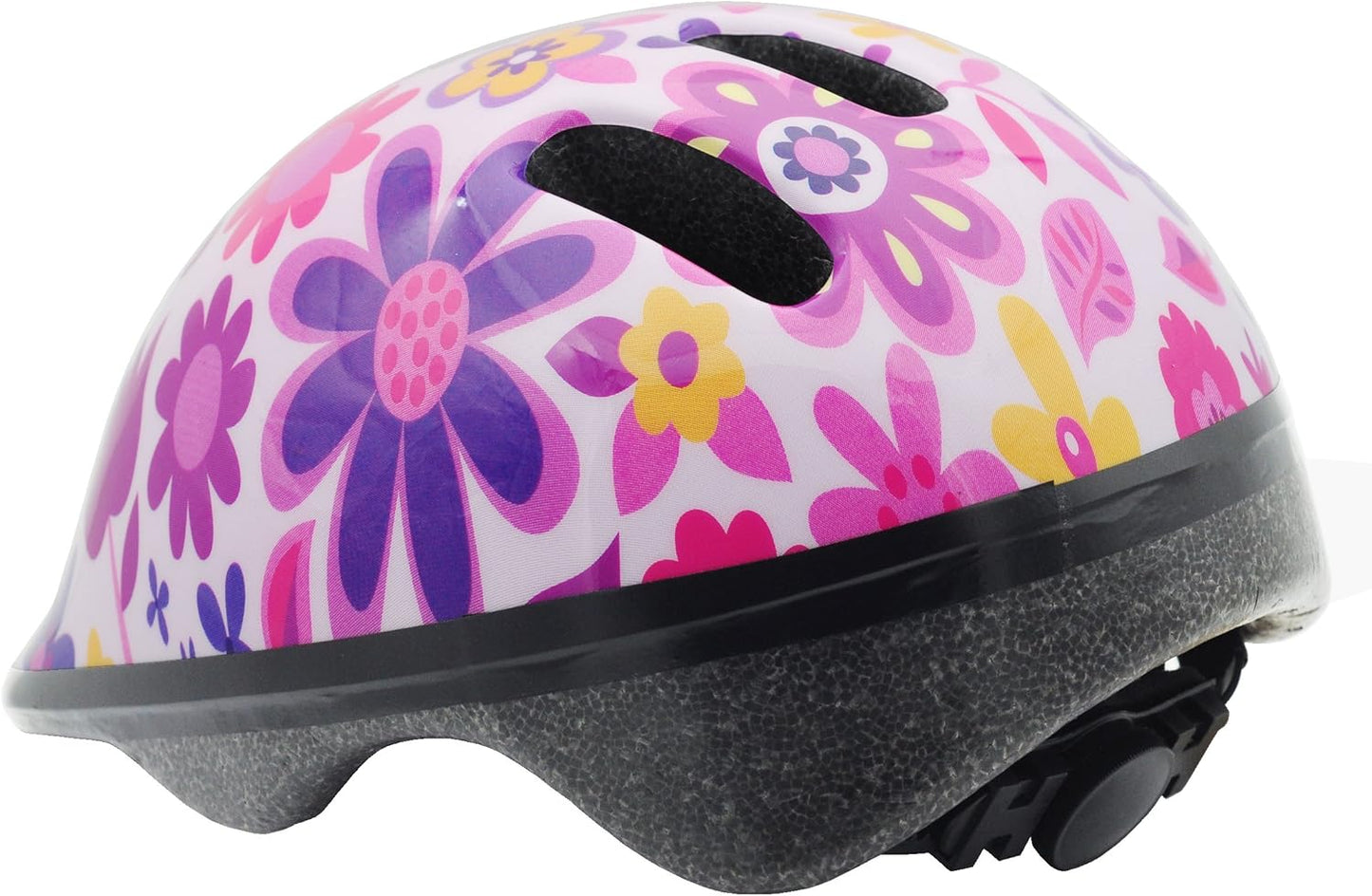 Kids' Flower - Printed Cycling Helmet - Multi - Angle Display, Fits Toddler Head Circumference (Suggested: 48 - 54cm )