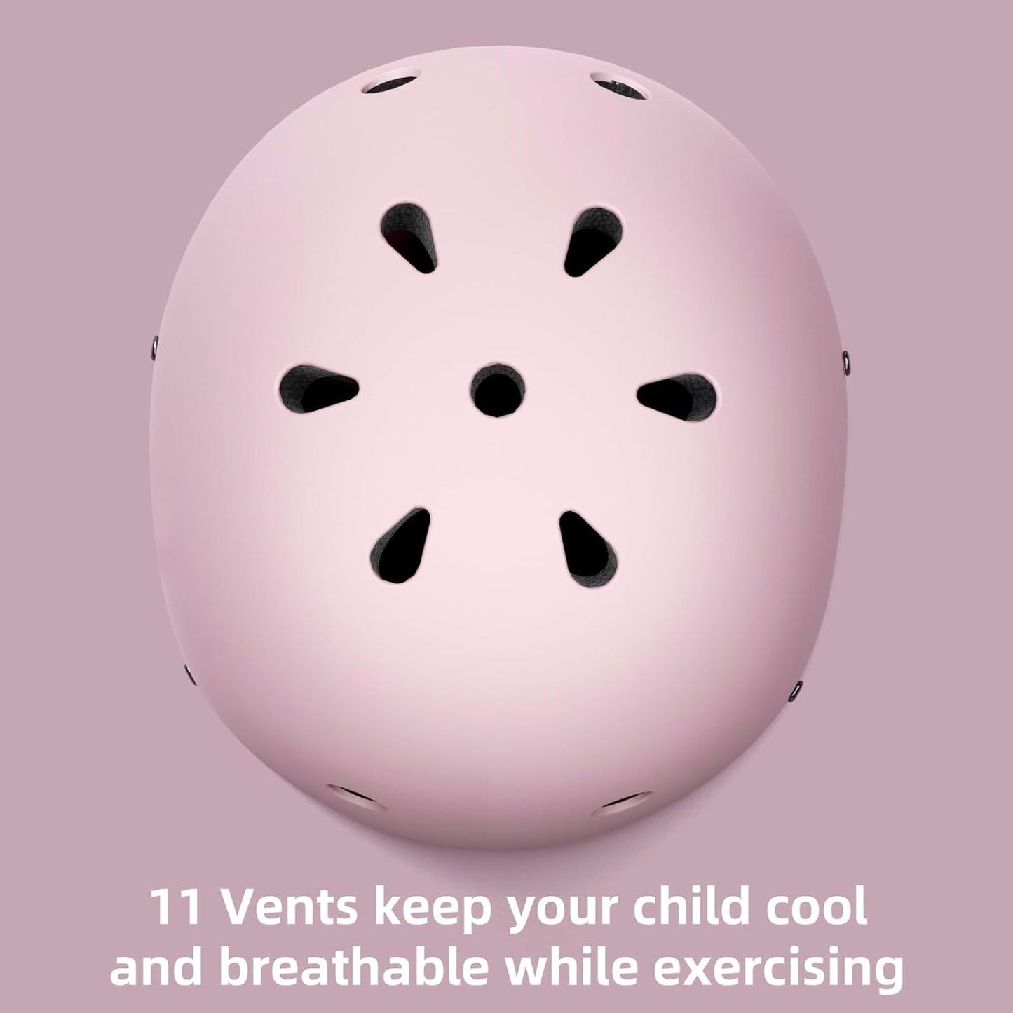 Multi-Sport Skateboard Helmet｜Lightweight & Breathable｜One Size Adjustable｜Stylish Pink for Teens & Adults