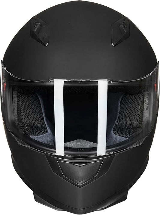 Full Face Motorcycle Helmet｜Professional Riding Gear with Ventilation and Clear Visor｜DOT Approved Safety Helmet for Street & Highway Riding