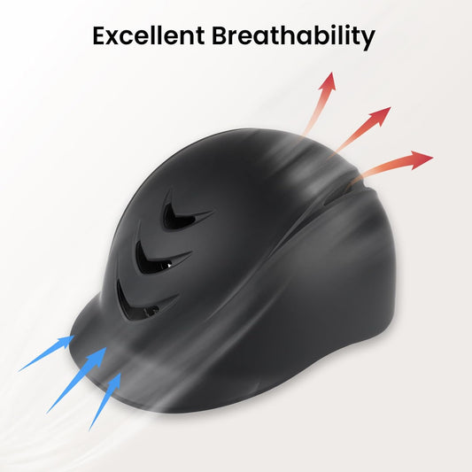 Adjustable Matte Black Cycling Helmet - Fits Head Circumference 56 - 61cm, with Quick - Adjust Dial & Safety Buckle (Urban Commuting/Cycling Protective Gear )