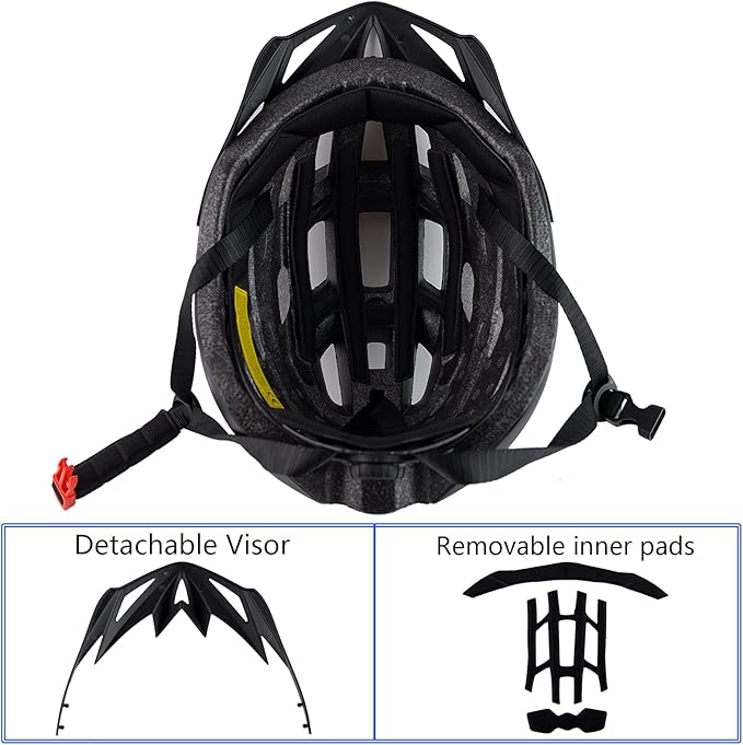 Adult Lightweight Bicycle Helmet – Floral Design with Ventilation & Adjustable Fit – Unisex Cycling Helmet (Head Size 21.2–24 inches)