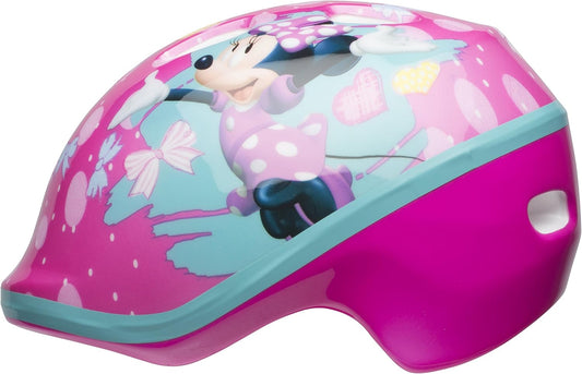 Kids' Minnie Mouse - Printed Cycling Helmet - Cartoon Protective Gear, Fits Toddler Head Circumference (Suggested: 48 - 54cm )